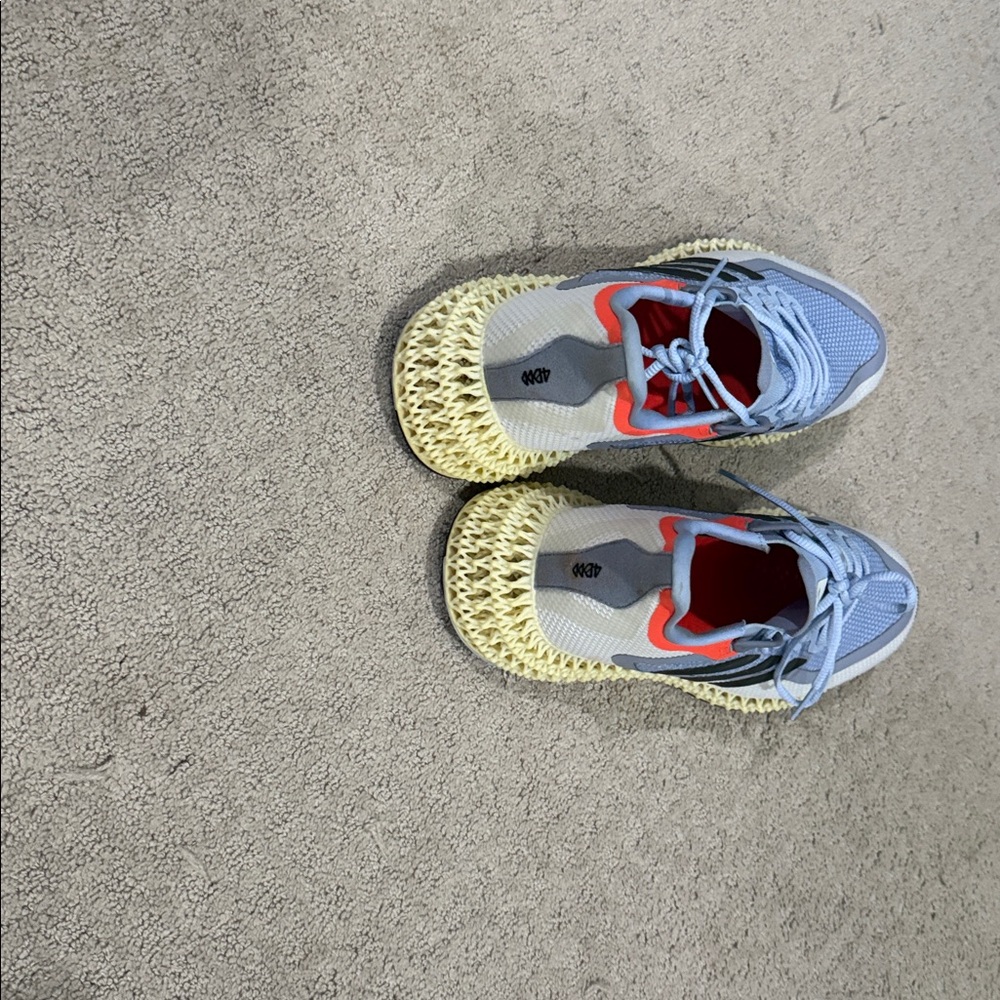 Adidas mens Blue Running Shoes - Picture 4 of 4